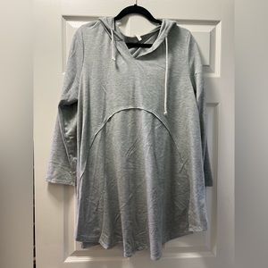 Gray Hoodie Tunic